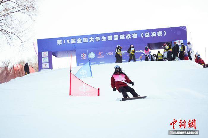 全國大學生滑雪挑戰賽在吉林落幕